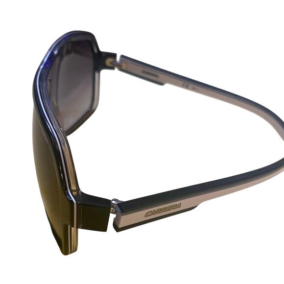 NEW Carrera 27 Black Grey Wrap Shield EYEWEAR Unisex Plastic SUNGLASSES XSZ90 - Picture 4 of 7